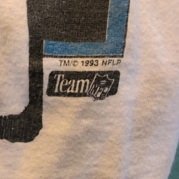 1993 Carolina Panthers “Panthermania Hits Carolinas” Vintage NFL Tee Size Medium - Picture 8 of 10